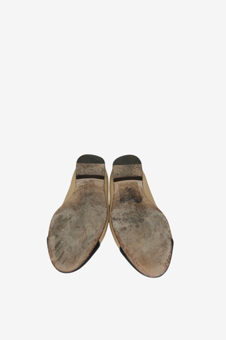 Chanel Interlocking CC Logo Leather Ballet Flats sz 36.5 - Designer Flats at The Find Luxury Resale - Vancouver, Canada