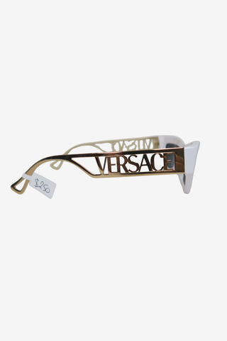 Versace White Sunglasses - Designer sunglasses at The Find Luxury Resale - Vancouver, Canada