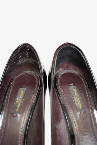 Louis Vuitton Black Patent Pumps sz 38.5 - Designer pumps at The Find Luxury Resale - Vancouver, Canada