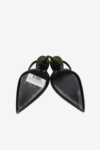Saint Laurent Satin Pumps sz 39.5