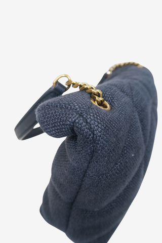 Saint Laurent Canvas Toy Monogram Puffer Bag - Designer handbags at The Find Luxury Resale - Vancouver, Canada