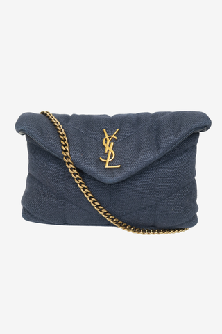 Saint Laurent Canvas Toy Monogram Puffer Bag - Designer handbags at The Find Luxury Resale - Vancouver, Canada