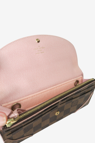 Louis Vuitton Damier Ebene Pattern Coated Canvas Caïssa Wallet - Designer Handbags at The Find Luxury Resale - Vancouver, Canada