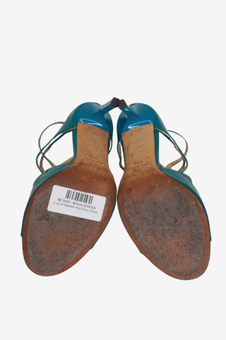 Jimmy Choo Blue sandals sz 37.5