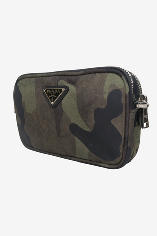 Prada Camo Small Crossbody Bag - Designer Handbags at The Find Luxury Resale - Vancouver, Canada