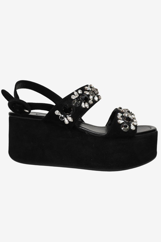Prada Crystal sandals sz 38