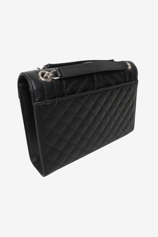 Saint Laurent Chevron Envelope Shoulder Bag