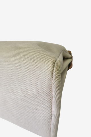 Hermes Toile H & Vache Hunter Herbag 39 - Designer handbag at The Find Luxury Resale - Vancouver, Canada