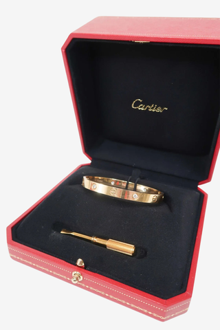 Cartier LOVE Bracelet, 4 Diamonds - Designer Bracelets at The Find Luxury Resale - Vancouver, Canada