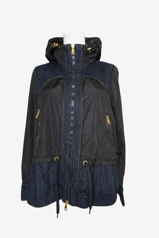 Moncler Denim/Nylon Jacket sz 1 - Designer Jacket at The Find Luxury Resale - Vancouver, Canada