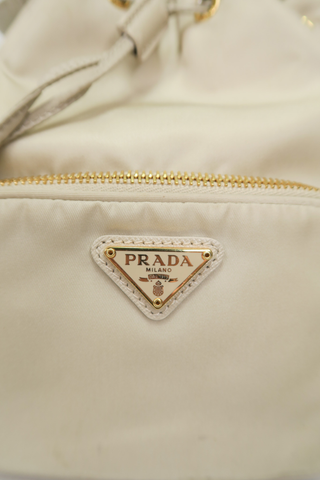 Prada Tessuto Nylon Bucket Bag - Designer Handbags at The Find Luxury Resale - Vancouver, Canada