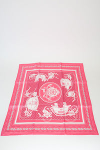 Hermès Les Voitures A Transformation Bandana Silk Scarf