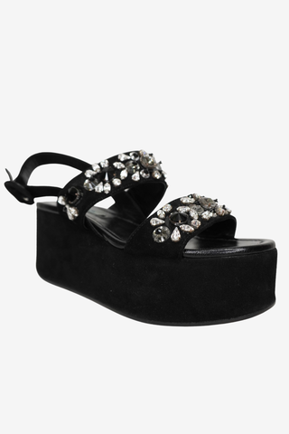 Prada Crystal sandals sz 38