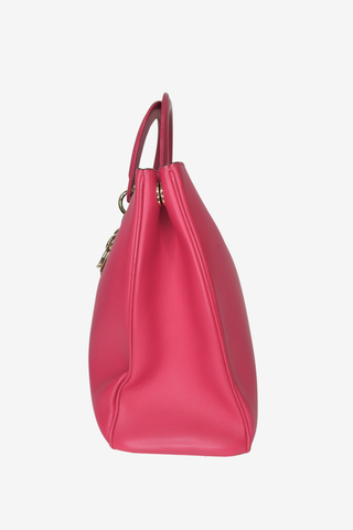 Christian Dior Pink Leather Diorissimo Large