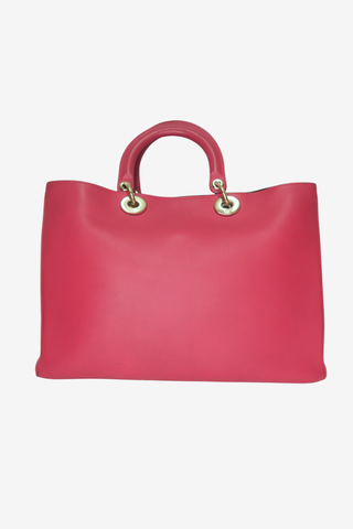 Christian Dior Pink Leather Diorissimo Large