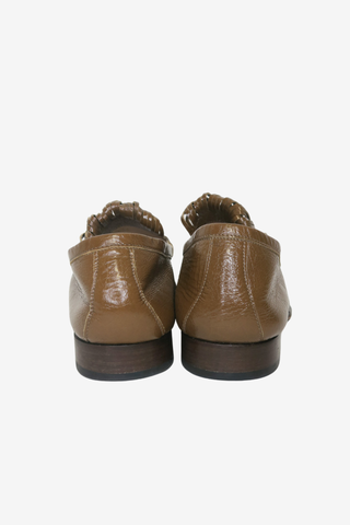 Dries Van Noten Leather Fringe Trim Accent Loafers sz 38 - Designer Flats at The Find Luxury Resale - Vancouver, Canada