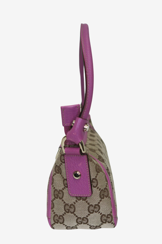 Gucci GG Canvas Abbey Handbag Pink/Beige - Designer Handbags at The Find Luxury Resale - Vancouver, Canada