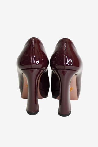 Prada Burgundy Pumps sz 35 - Designer pumps at The Find Luxury Resale - Vancouver, Canada