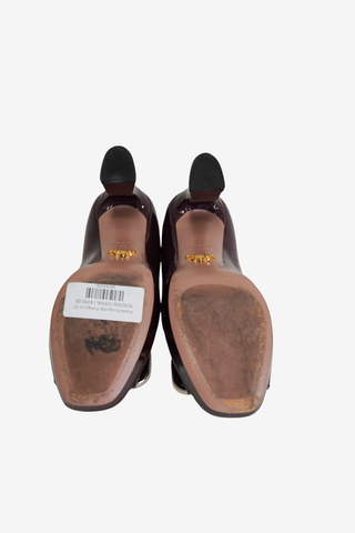 Prada Burgundy Pumps sz 35 - Designer pumps at The Find Luxury Resale - Vancouver, Canada