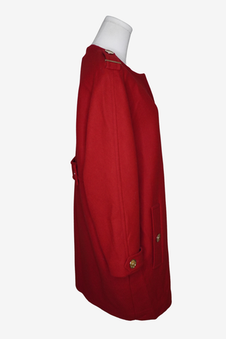 Burberry Red Wool Jacket Sz 10 - Designer Jackets at The Find Luxury Resale - Vancouver, Canada