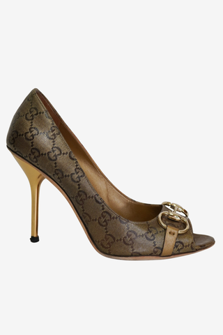 Gucci Gold Pumps sz 8.5 - Designer pumps at The Find Luxury Resale - Vancouver, Canada