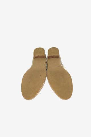 Stuart Weitzman Suede Studded Accents Loafers sz 7 - Designer shoes at The Find Luxury Resale - Vancouver, Canada