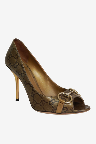 Gucci Gold Pumps sz 8.5 - Designer pumps at The Find Luxury Resale - Vancouver, Canada