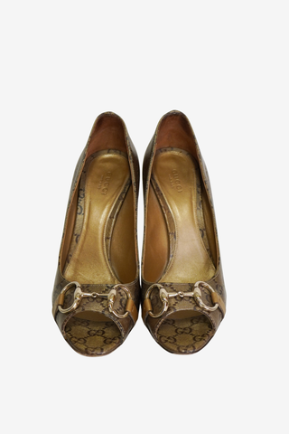 Gucci Gold Pumps sz 8.5 - Designer pumps at The Find Luxury Resale - Vancouver, Canada