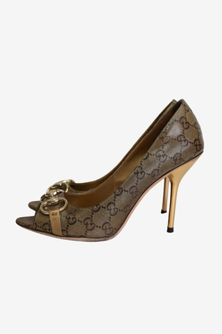 Gucci Gold Pumps sz 8.5 - Designer pumps at The Find Luxury Resale - Vancouver, Canada