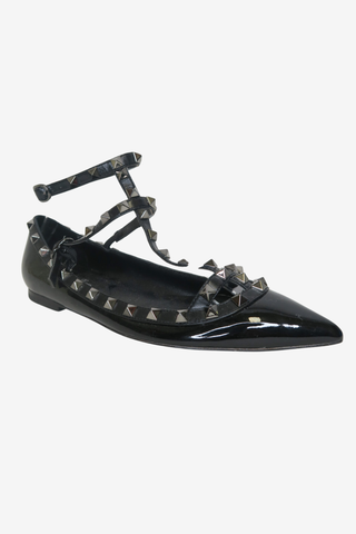 Valentino Flat Rockstud Sz 37 - Designer Flats at The Find Luxury Resale - Vancouver, Canada