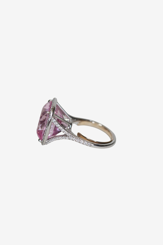Tiffany & Co Morganite Ring 7.38 Carats
