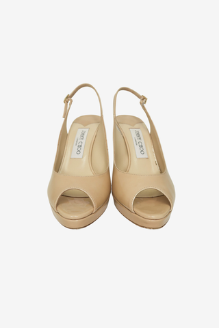 Jimmy Choo Patent Leather Slingback Pumps sz 37 - Designer shoes at The Find Luxury Resale - Vancouver, Canada
