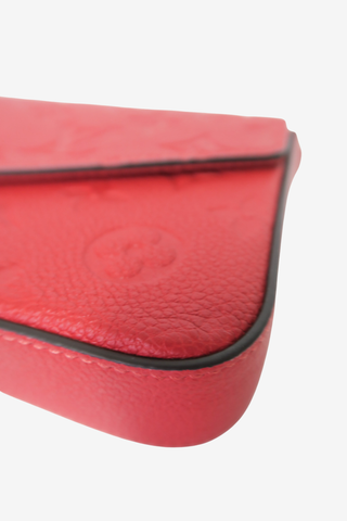 Louis Vuitton Red Pochette Felicie - Designer Handbags at The Find Luxury Resale - Vancouver, Canada