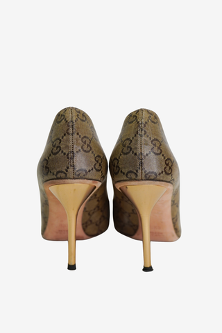 Gucci Gold Pumps sz 8.5 - Designer pumps at The Find Luxury Resale - Vancouver, Canada