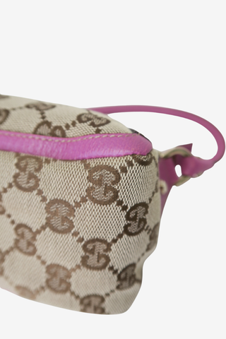 Gucci GG Canvas Abbey Handbag Pink/Beige - Designer Handbags at The Find Luxury Resale - Vancouver, Canada