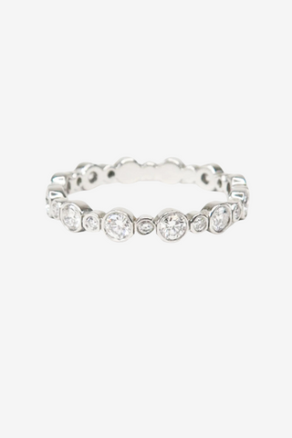 Tiffany & Co. Platinum Diamond Jazz Eternity Band - Designer Rings at The Find Luxury Resale - Vancouver, Canada