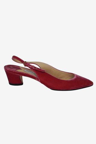 Jimmy Choo Velvet Slingback sz 39.5
