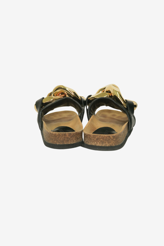 J.W. Anderson Leather Chain-Link Accents Slides sz 37 - Designer shoes at The Find Luxury Resale - Vancouver, Canada