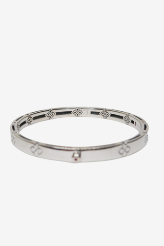 Roberto Coin 18K Love in Verona Narrow Hinged Bangle