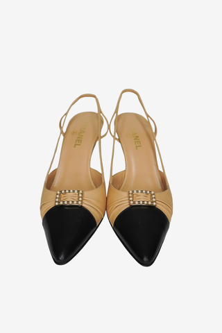 Chanel Slingback sz 38 - Designer Pumps at The Find Luxury Resale - Vancouver, Canada