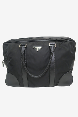Prada Tessuto Nylon and Saffiano leather Briefcase - Designer handbag at The Find Luxury Resale - Vancouver, Canada