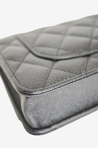 Chanel Turnlock CC Bow Wallet On Chain