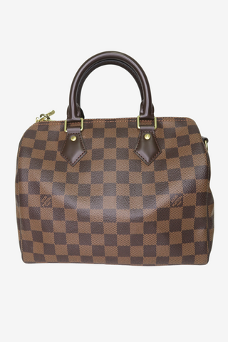 Louis Vuitton Damier Ebene Speedy Bandouliere 25
