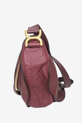 Chloé Marcie Round Zip Crossbody - Designer Handbags at The Find Luxury Resale - Vancouver, Canada