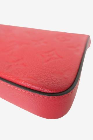 Louis Vuitton Red Pochette Felicie - Designer Handbags at The Find Luxury Resale - Vancouver, Canada
