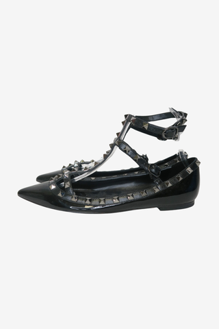 Valentino Flat Rockstud Sz 37 - Designer Flats at The Find Luxury Resale - Vancouver, Canada