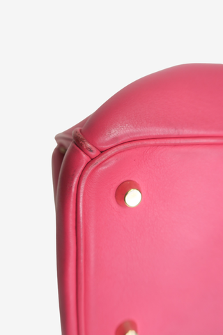 Christian Dior Pink Leather Diorissimo Large