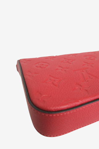 Louis Vuitton Red Pochette Felicie - Designer Handbags at The Find Luxury Resale - Vancouver, Canada