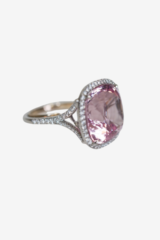 Tiffany & Co Morganite Ring 7.38 Carats