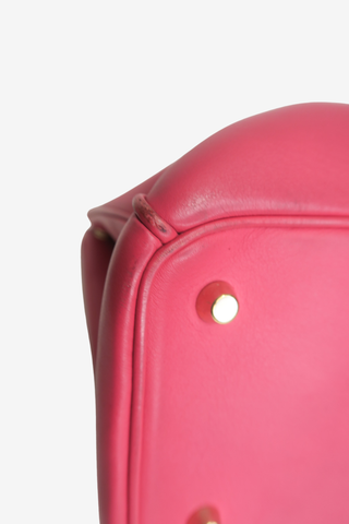 Christian Dior Pink Leather Diorissimo Large